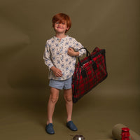 Birinit Blue Linen Short