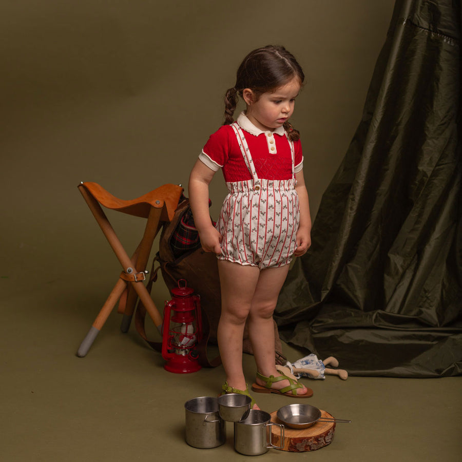 Birinit White Castores Strap Bloomer