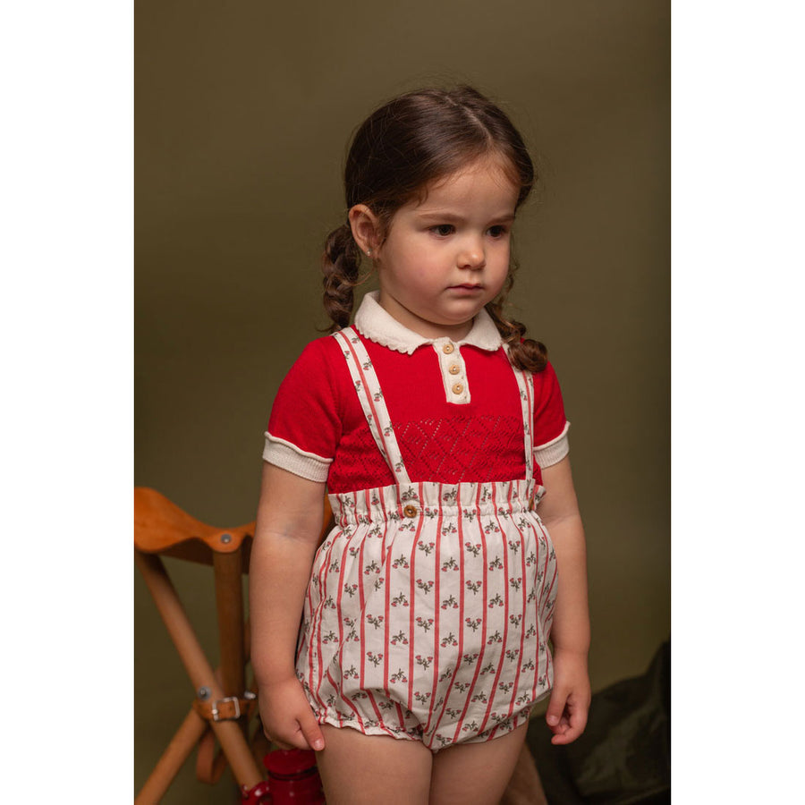 Birinit White Castores Strap Bloomer