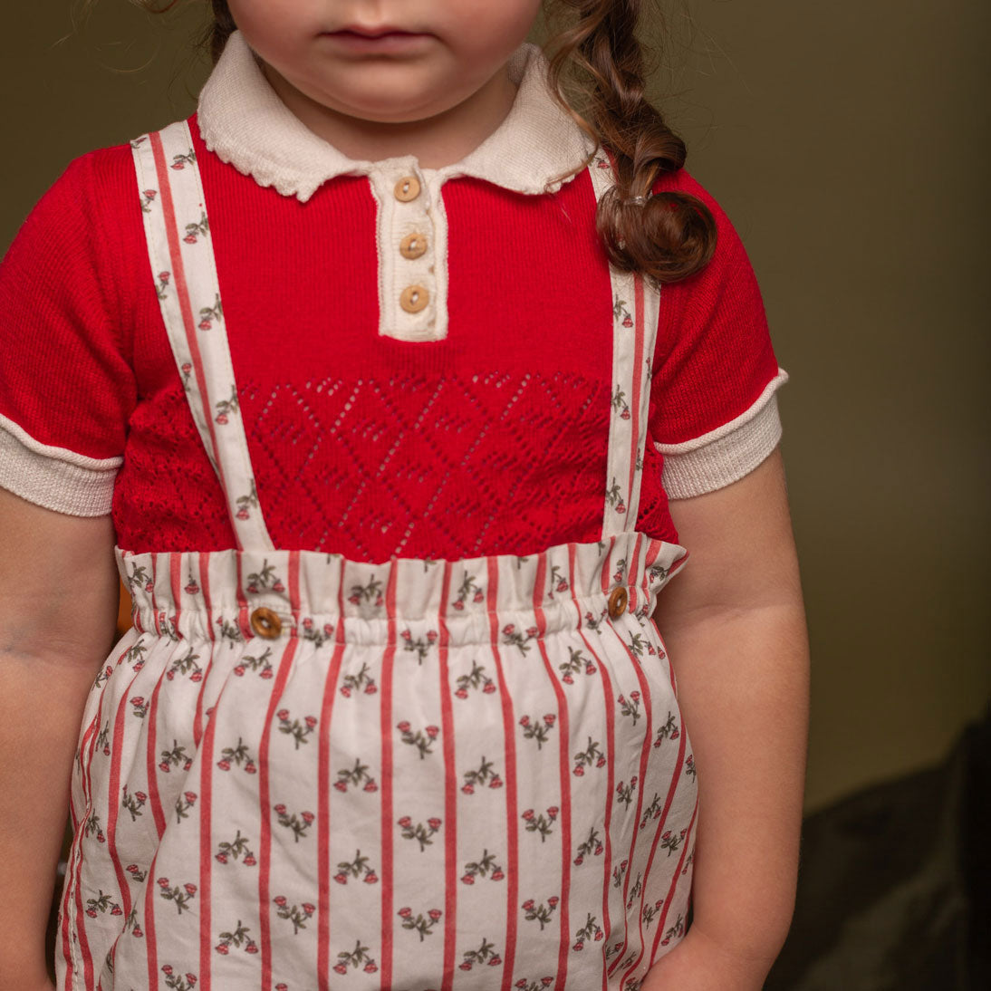 Birinit White Castores Strap Bloomer