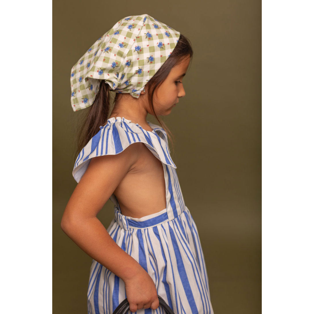 Birinit Deep Blue Stripe Dress