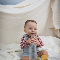 Birinit Blue Spike Short Overall