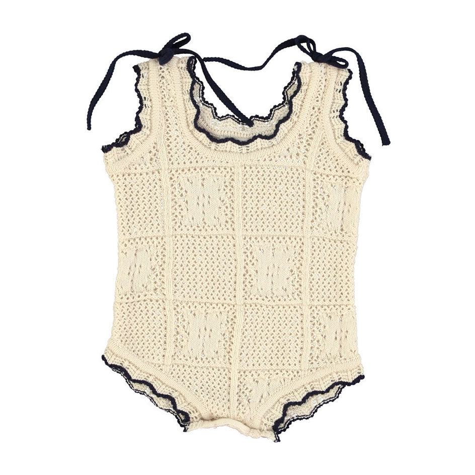 Bebe Organic Natural Lace Kit Elina Romper