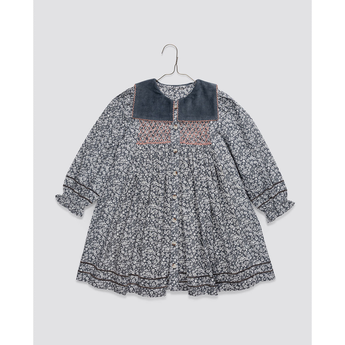 Little Cotton Clothes Barley Floral Elizabeth Dress