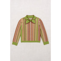 Misha and Puff Sprig Zigzag Jacquard Elsa Sweater