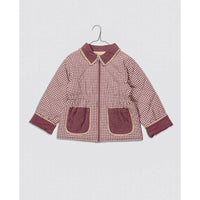 Little Cotton Clothes Sugarplum Check Elsie Jacket