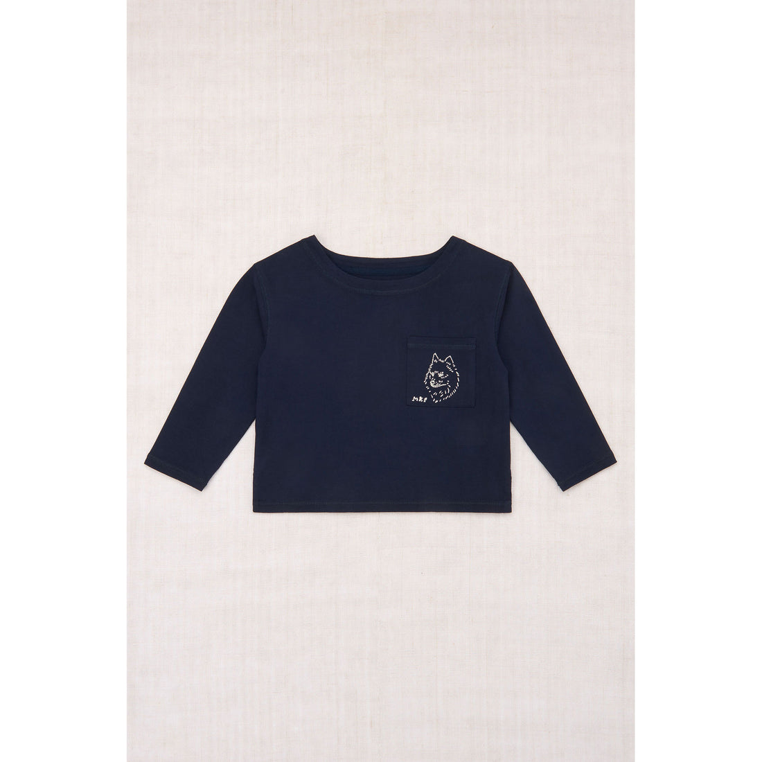 Misha and Puff  Ink Embroidered Dog Alcove Tee
