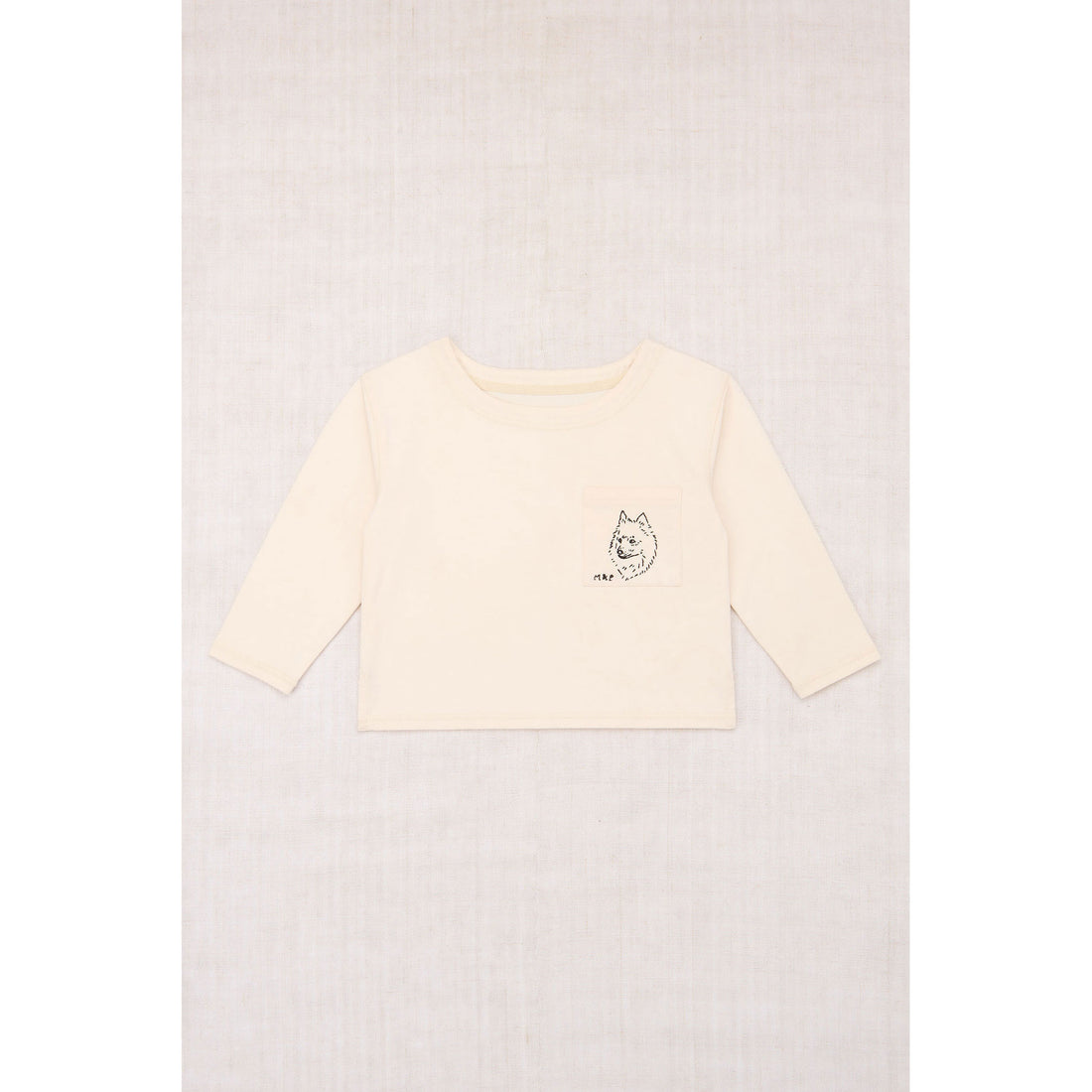 Misha and Puff  String Embroidered Dog Alcove Tee