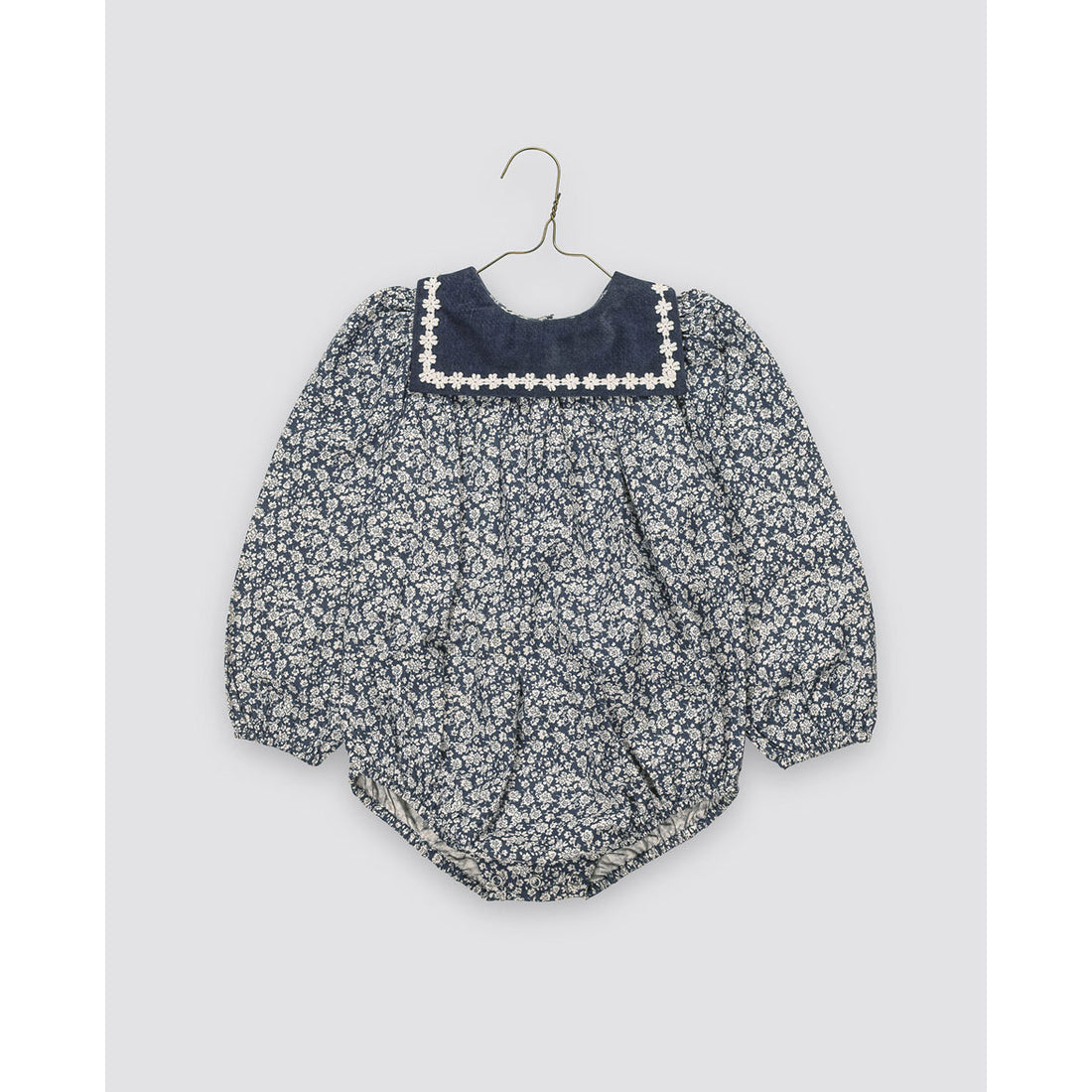 Little Cotton Clothes Barley Floral Emilie Romper