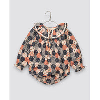 Little Cotton Clothes Patchwork Floral Emilie Romper
