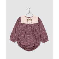 Little Cotton Clothes Sugarplum Floral Emille Romper