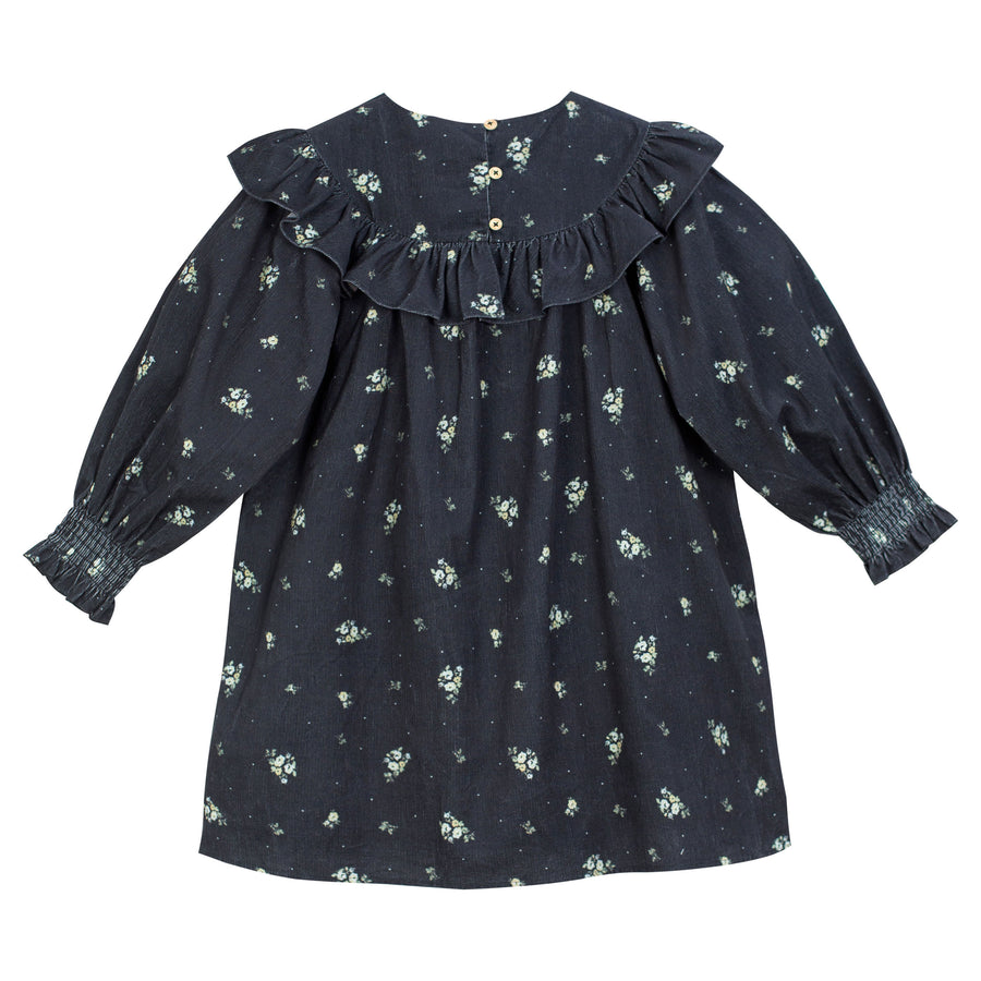 Cera Una Volta Black Flower Emma Dress