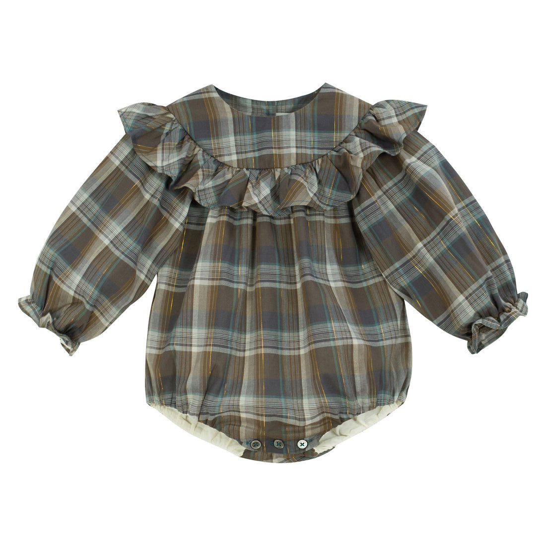 Cera Una Volta Check Lurex Emma Romper