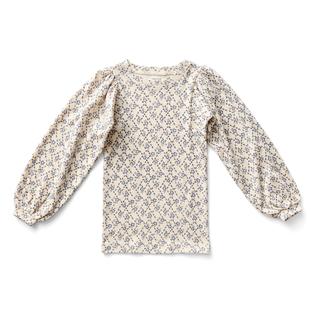 SOOR PLOOM Powder Trellis Print Balloon Tee