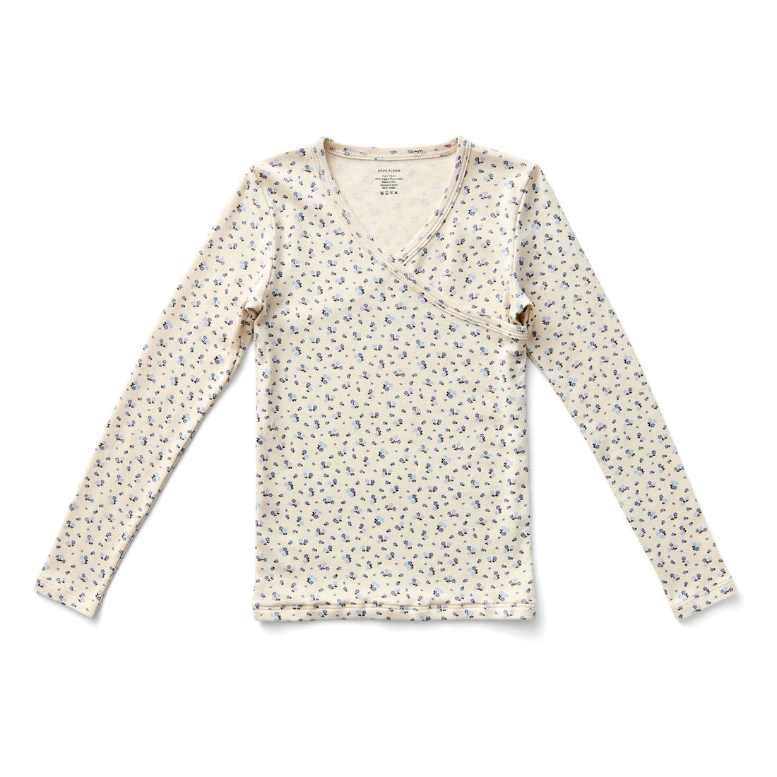 SOOR PLOOM Powder Calico Print Crossover Tee