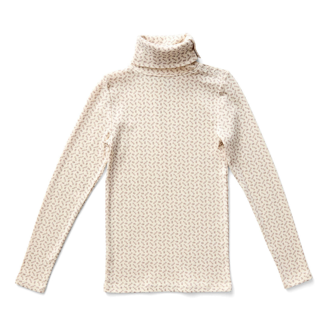 SOOR PLOOM Pigeon Cross Stitch Print Snap Turtleneck