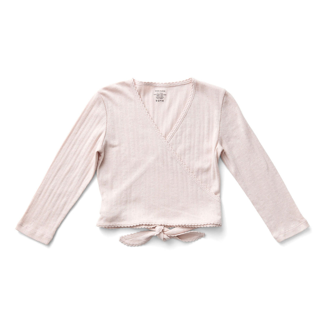 SOOR PLOOM Pixie Dust Pointelle Wrap Tee