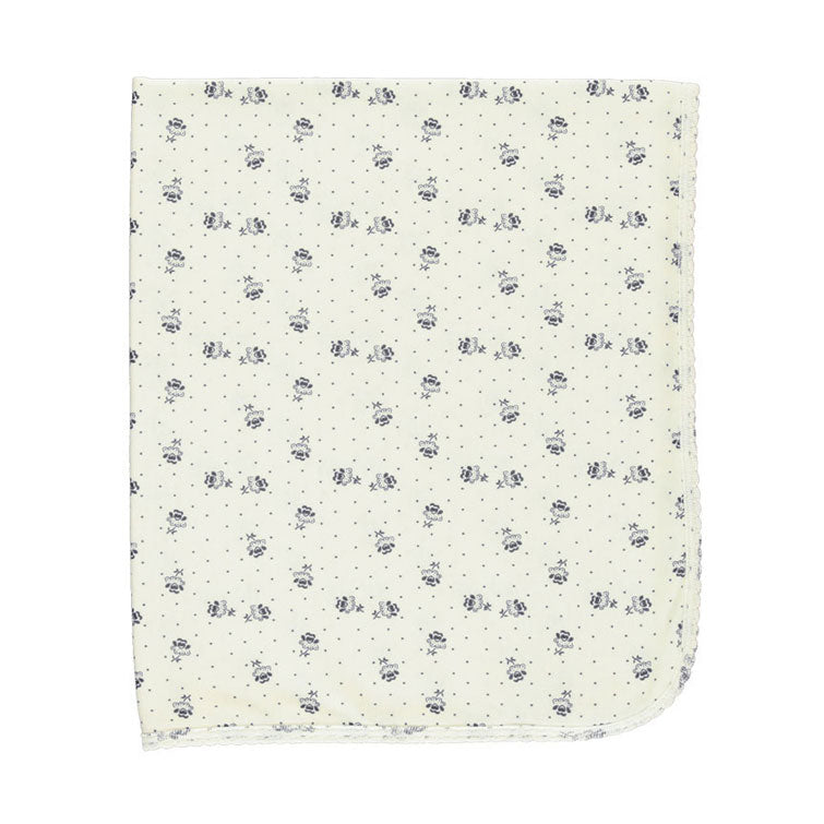 Bebe Organic Sky Heart Blooms Estella Blanket
