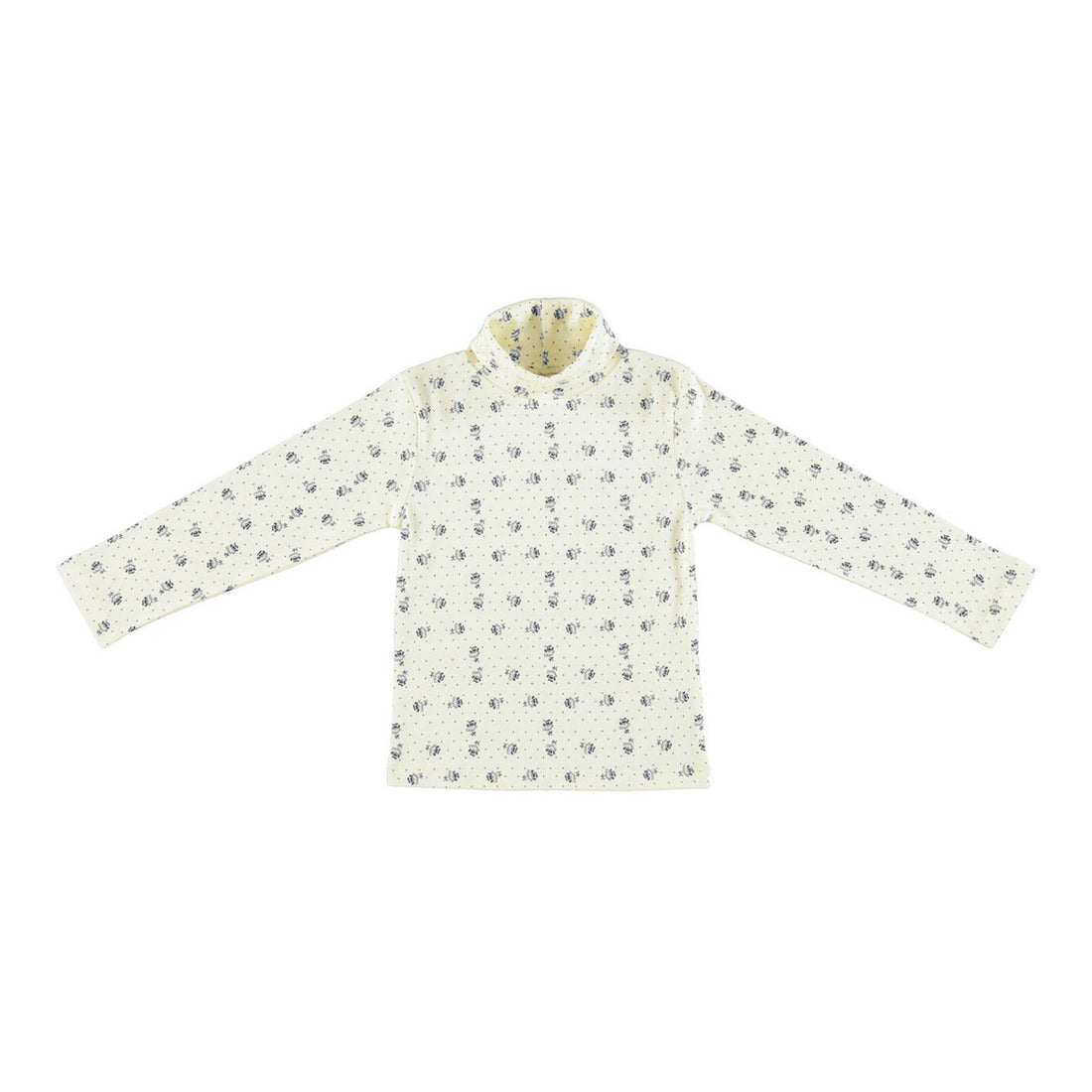Bebe Organic Sky Heart Blooms Estella Turtleneck