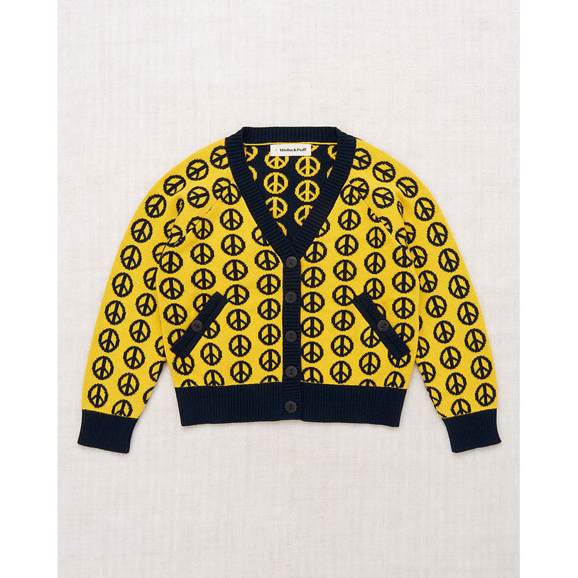 Misha and Puff  Mango Peace Jacquard Everyday Cardigan