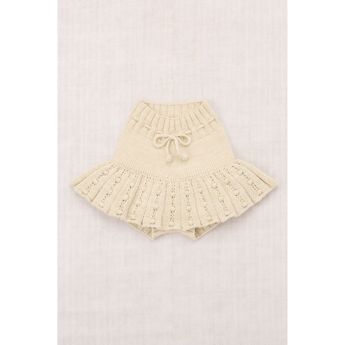 Misha and Puff   Marzipan Eyelet Popcorn Skating Skirt