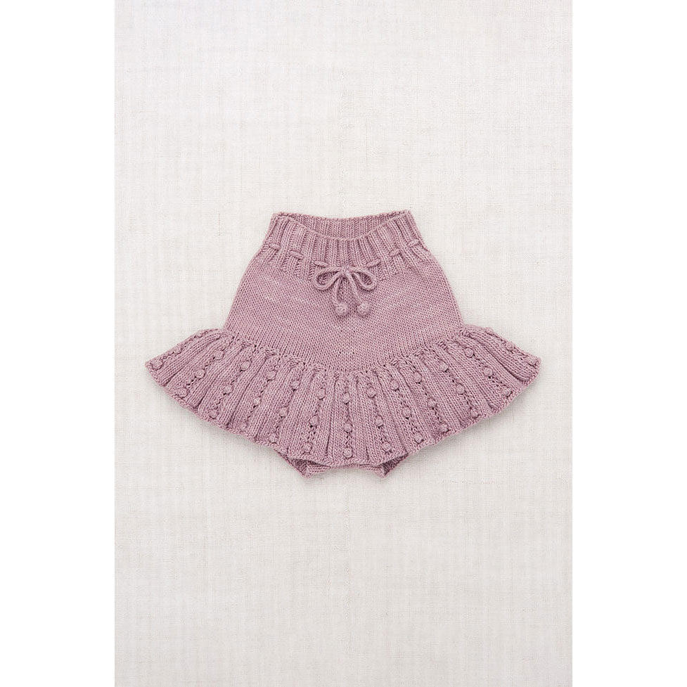 Misha and Puff Plum Petal Eyelet Popcorn Skating Skirt