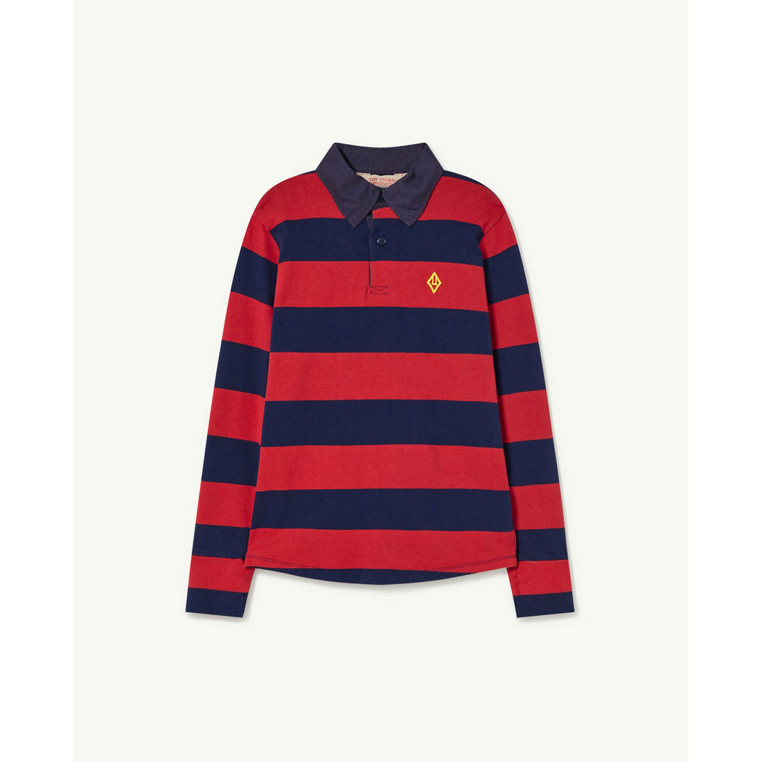 The Animals Observatory Blue/Red Striped Eel T-Shirt
