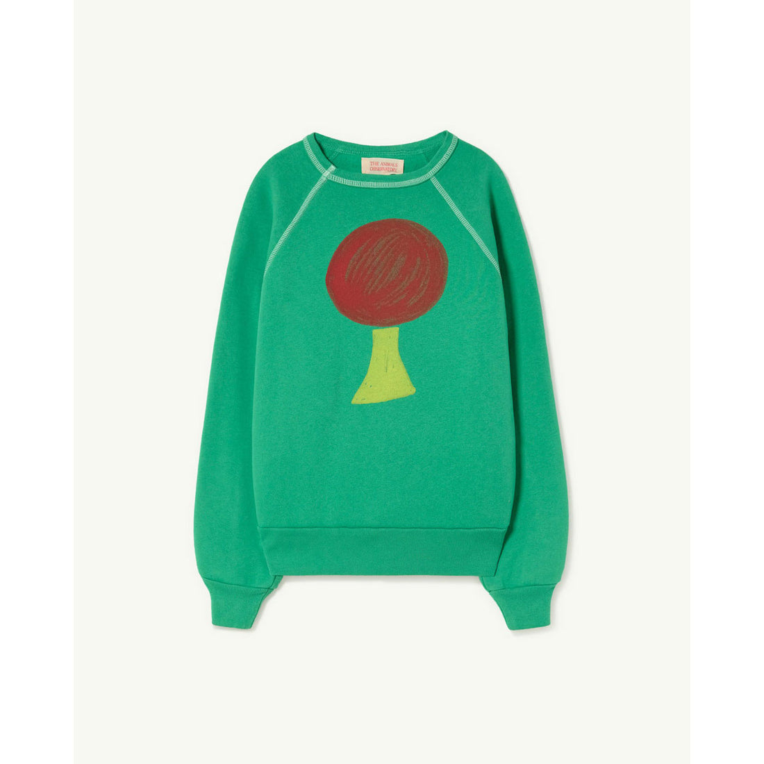 The Animals Observatory Green Forest Shark Sweatshirt