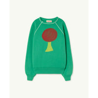 The Animals Observatory Green Forest Shark Sweatshirt