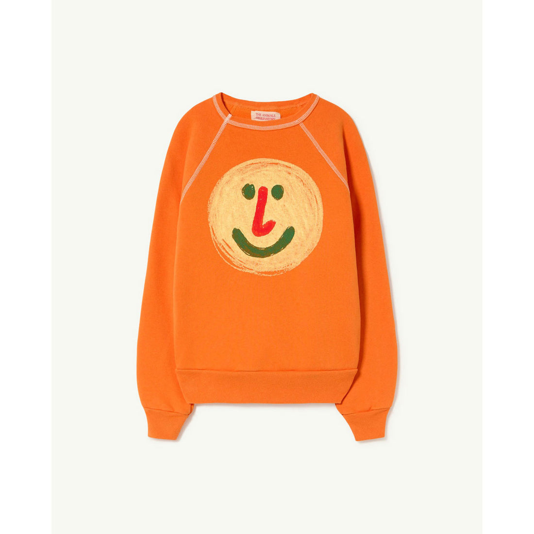 The Animals Observatory Orange Face Shark Sweatshirt