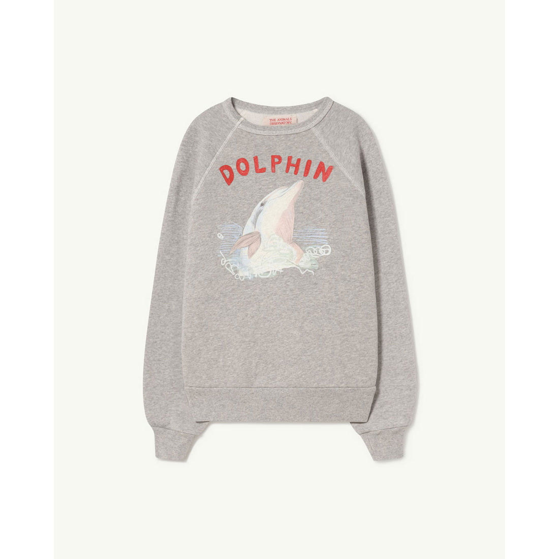 The Animals Observatory Grey Dolphin Shark Sweatshirt