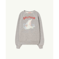 The Animals Observatory Grey Dolphin Shark Sweatshirt