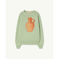 The Animals Observatory Soft Green Shark Sweatshirt