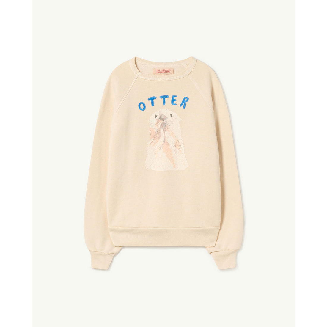 The Animals Observatory Ecru Otter Shark Sweatshirt