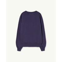 The Animals Observatory Dark Blue Planet Bear Sweatshirt