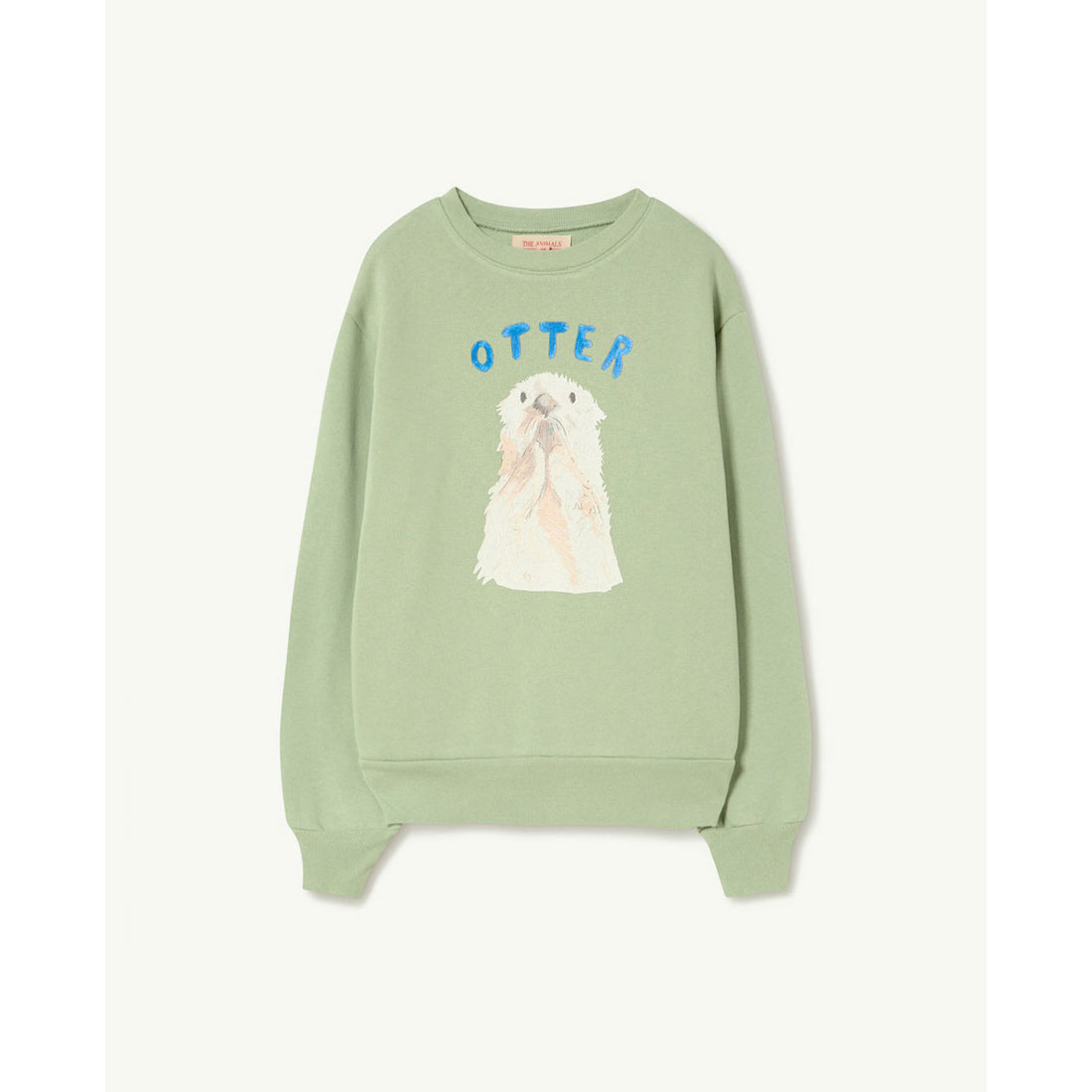 The Animals Observatory Sea Green Otter Bear Sweatshirt