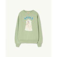 The Animals Observatory Sea Green Otter Bear Sweatshirt