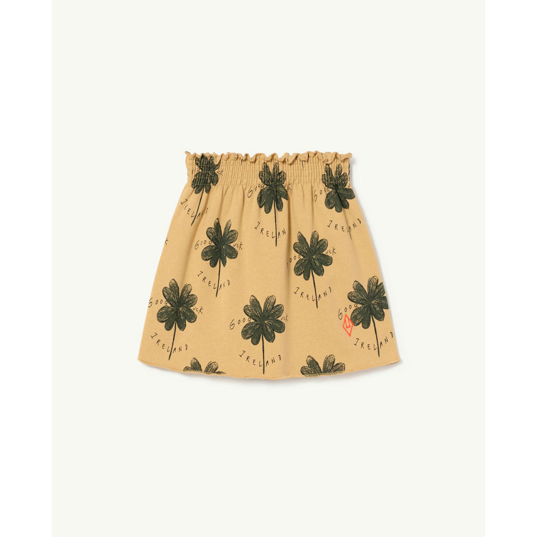 The Animals Observatory Brown Printed Wombat Skirt