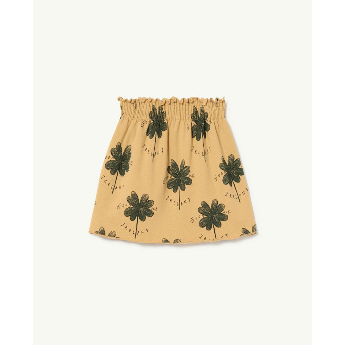 The Animals Observatory Brown Printed Wombat Skirt