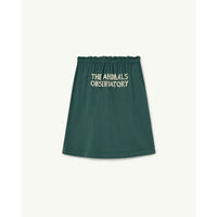 The Animals Observatory Dark Green Kitten Skirt