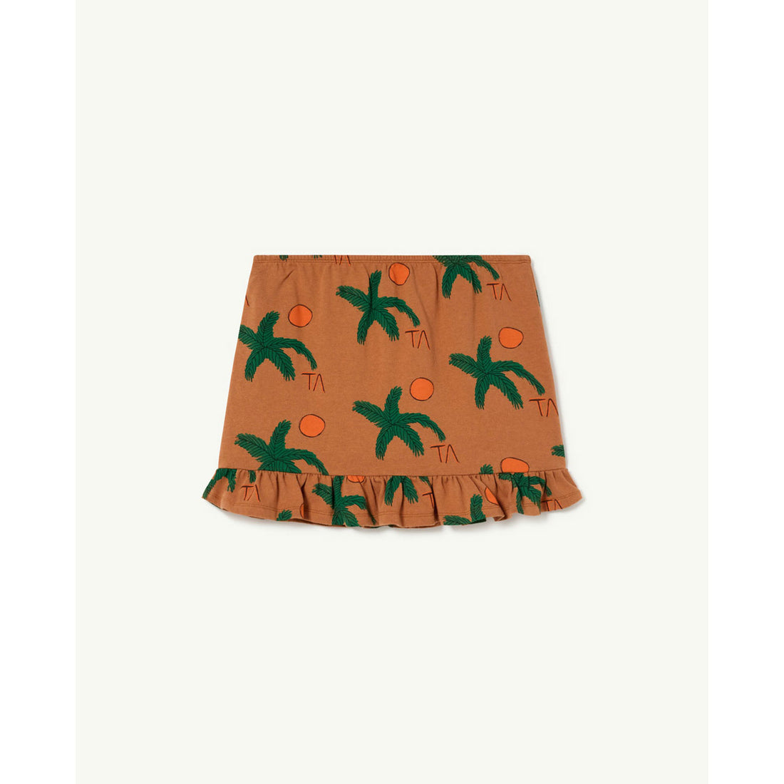 The Animals Observatory Brown Palms Ferret Skirt