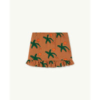 The Animals Observatory Brown Palms Ferret Skirt