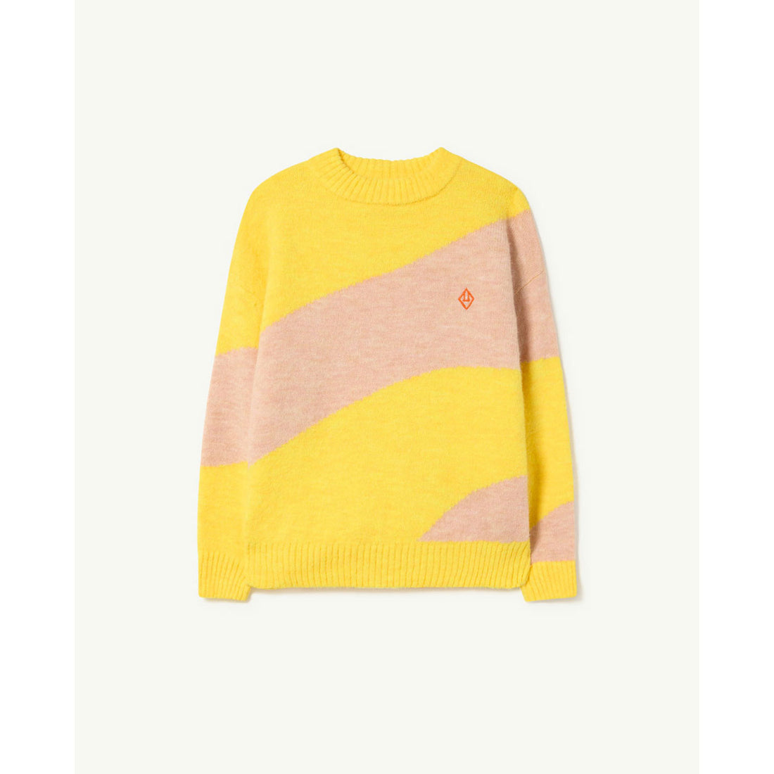 The Animals Observatory Yellow Bicolor Bull Sweater