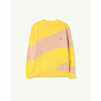 The Animals Observatory Yellow Bicolor Bull Sweater