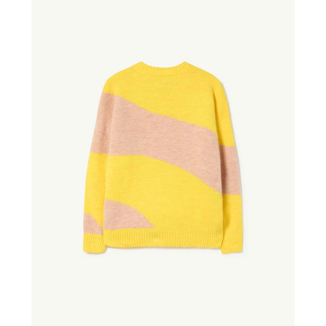 The Animals Observatory Yellow Bicolor Bull Sweater
