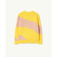 The Animals Observatory Yellow Bicolor Bull Sweater