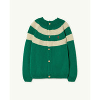 The Animals Observatory Green Logo Toucan Cardigan