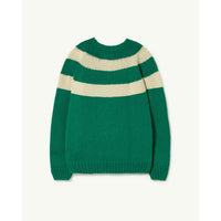 The Animals Observatory Green Logo Toucan Cardigan