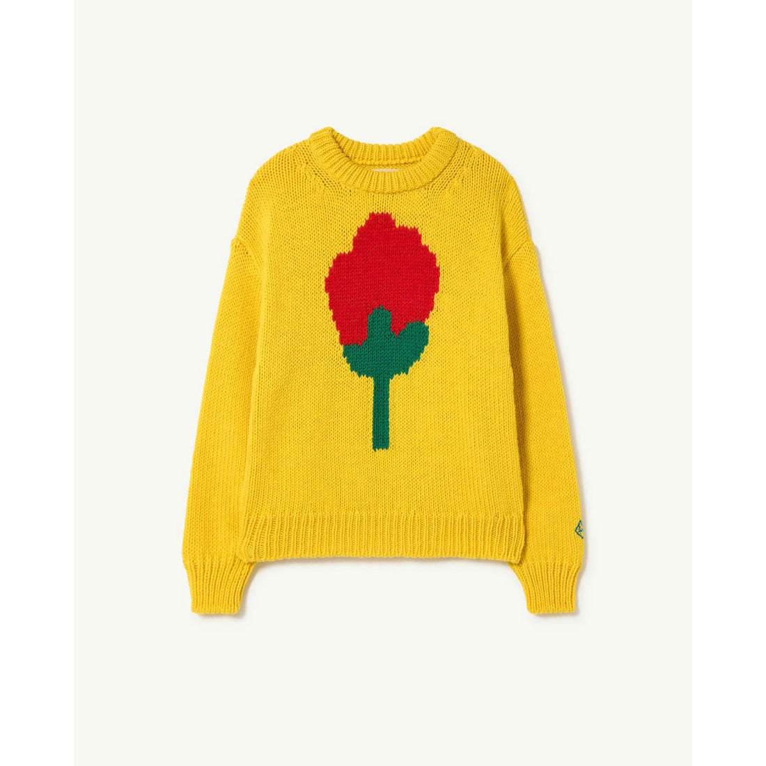 The Animals Observatory Yellow Flower Bull Sweater