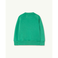 The Animals Observatory Green Boat Shark Baby Sweatshirt